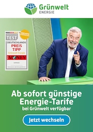 Biomärkte Prospekt von Grünwelt Energie in Datteln Aktueller Grünwelt Energie Biomärkte Prospekt für Datteln: Ab sofort günstige Energietarife mit 1} Seite, 16.06.2026 - 12.07.2026