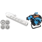 SUR TOUS LES BLOCS, PRISES MULTIPLES, PROLONGATEURS ET ENROULEURS - CARREFOUR dans le catalogue Carrefour