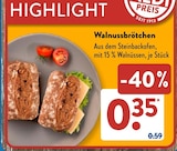Walnussbrötchen im ALDI SÜD Prospekt Walnussbrötchen im aktuellen ALDI SÜD Prospekt für 0,35 €