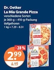 La Mia Grande Pizza Margherita von Dr. Oetker im aktuellen V-Markt Prospekt für 2,99 €