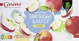 Purée de Fruits sans sucres ajoutés Pomme - CASINO dans le catalogue Casino Supermarchés