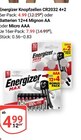 Knopfzellen CR2032 4+2 im Angebot bei GLOBUS in Krefeld Knopfzellen CR2032 4+2 Angebote von Energizer bei GLOBUS Krefeld für 4,99 €