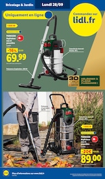 Prix et réduction Aspirateur dans le prospectus Lidl en cours Offre Aspirateur dans le catalogue Lidl du moment à la page 8