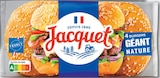 Pain burger géant x4 nature - JACQUET - Netto Pain burger géant x4 nature - JACQUET à 2,16 € dans le catalogue Netto