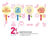 Promo Raquettes de plage à 2,90 € dans le catalogue E.Leclerc à Metz