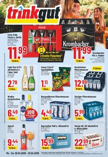 Coca Cola im Trinkgut Prospekt "Aktuelle Angebote" mit 10 Seiten (Mönchengladbach)