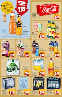 Volvic im REWE Prospekt "Dein Markt" mit 34 Seiten (Erkelenz)