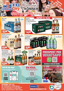 Getränke City Prospekt der Woche "Aktuelle Angebote" Seite 1, 16.02.2026 bis 28.02.2026 für München Aktueller Getränke City Prospekt "Aktuelle Angebote" Seite 1 von 2 Seiten für München