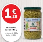 Petits pois extra-fins à Super U dans Épenède Petits pois extra-fins à Super U dans Épenède