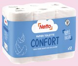 Papier toilette Confort triple épaisseur x12 - Netto à 3,27 € dans le catalogue Netto