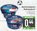 Rahmjoghurt im EDEKA Prospekt Rahmjoghurt von Weihenstephan im aktuellen EDEKA Prospekt für 0,44 €