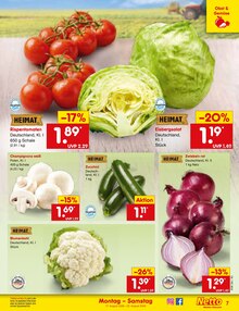 Tomaten im Netto Marken-Discount Prospekt "Aktuelle Angebote" mit 65 Seiten (Nürnberg)