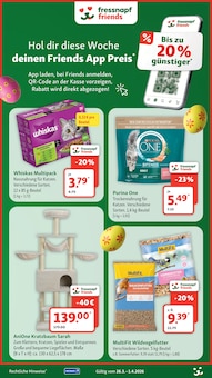 Katzenfutter im Fressnapf Prospekt "Tolle Oster-Angebote" mit 24 Seiten (Nürnberg)