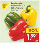 Aktuelle Paprika Angebote bei Netto Marken-Discount in Hamm Aktuelles Paprika-Mix Angebot bei Netto Marken-Discount in Hamm ab 1,59 €