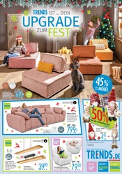 Sofa im Trends Prospekt in Solingen Aktueller Trends Prospekt mit Sofa, "TRENDS IST DEIN UPGRADE ZUM FEST", Seite 1