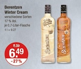 Winter Cream von Berentzen im aktuellen V-Markt Prospekt für 6,49 €