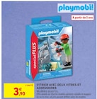 Vitrier avec deux vitres et accessoires - playmobil en promo chez Intermarché Hyères à 3,90 €