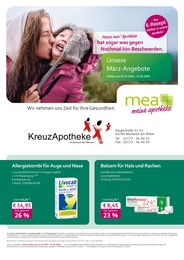 mea - meine apotheke Prospekt für Monheim: "Unsere März-Angebote", 2 Seiten, 01.03.2026 - 31.03.2026