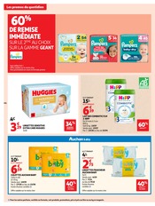 Promos Couches dans le catalogue "FÊTONS PÂQUES" de Auchan Hypermarché Couches en promo dans le catalogue Auchan Hypermarché à la page 44