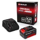 EINHELL Akku-Starter Kit »PXC«, 18V, 4 Ah - rot im Hagebaumarkt Prospekt EINHELL Akku-Starter Kit »PXC«, 18V, 4 Ah - rot von EINHELL im aktuellen Hagebaumarkt Prospekt für 29,99 €