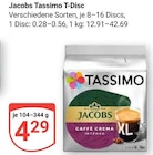 Tassimo T-Disc Angebote von Jacobs bei GLOBUS Gera für 4,29 €