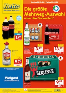 Aktueller Netto Marken-Discount Prospekt (Zinnowitz, 2 Seiten zum blättern Netto Marken-Discount Prospekt DER ORT, AN DEM DU IMMER AUSGEZEICHNETE PREISE FINDEST. mit 2 Seiten