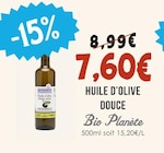 Huile d'olive douce - Bio Planète - Naturalia à Clichy-sous-Bois Huile d'olive douce - Bio Planète en promo chez Naturalia Clichy-sous-Bois à 7,60 €