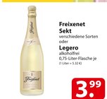 Freixenet Sekt oder Legero für 3,99 € bei famila Nordost im Angebot Freixenet Sekt oder Legero im aktuellen famila Nordost Prospekt