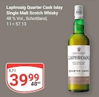 Quarter Cask Islay Single Malt Scotch Whisky im Angebot bei GLOBUS in Hürth Quarter Cask Islay Single Malt Scotch Whisky Angebote von Laphroaig bei GLOBUS Hürth für 39,99 €