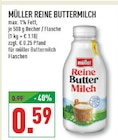 Reine Buttermilch im Angebot bei Marktkauf in Erftstadt Reine Buttermilch Angebote von Müller bei Marktkauf Erftstadt für 0,59 €
