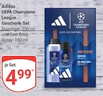 UEFA Champions League Geschenk-Set Angebote von Adidas bei GLOBUS Saarbrücken für 4,99 €