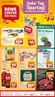 Aktueller REWE Prospekt "Dein Markt" Seite 1 von 38 Seiten