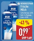 Frische Milch im ALDI Nord Prospekt Frische Milch von Weihenstephan im aktuellen ALDI Nord Prospekt für 0,99 €