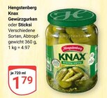 Knax Gewürzgurken im Angebot bei GLOBUS in Krefeld Knax Gewürzgurken Angebote von Hengstenberg bei GLOBUS Krefeld für 1,79 €