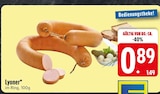 Lyoner im EDEKA Prospekt Lyoner von im aktuellen EDEKA Prospekt für 0,89 €