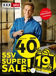 Möbel & Einrichtung Prospekt von XXXLutz Möbelhäuser XXXLutz Möbelhäuser Prospekt: SSV SUPER SALE!, 42 Seiten, 27.06.2022 - 03.07.2022