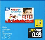 Schokolade Angebote von Kinder bei diska Zwickau für 0,99 €