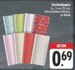 Geschenkpapier Angebote bei nah und gut Zwickau für 0,69 €