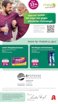 mea - meine apotheke Prospekt Unsere April-Angebote mit 4 Seiten