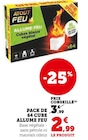 Pack de 6 allume feu - Atout Feu en promo chez Super U Molsheim à 2,99 €