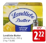 E center Süßen - Landliebe Butter Angebot im Prospekt Landliebe Butter bei E center im Süßen Prospekt für 2,22 €