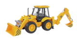 Tractopelle jcb 4cx avec casque - BRUDER en promo chez JouéClub Tractopelle jcb 4cx avec casque - BRUDER dans le catalogue JouéClub