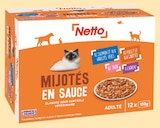 Mijotés en sauce pour chat adulte - NETTO - Netto Mijotés en sauce pour chat adulte - NETTO à 3,09 € dans le catalogue Netto
