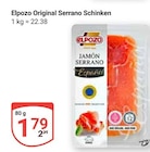 GLOBUS Grünstadt - Original Serrano Schinken Angebot im Prospekt Original Serrano Schinken bei GLOBUS im Grünstadt Prospekt für 1,79 €