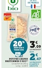 Petites Crêpes Bretonnes bio - U dans le catalogue U Express