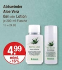 Aloe Vera Gel oder Lotion von Abtswinder im aktuellen V-Markt Prospekt für 4,99 €