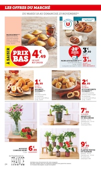 Promotion Poire dans le prospectus Super U, valable du 18/11/2025 au 30/11/2025 Promo Poire dans le catalogue Super U du moment à la page 24