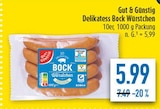 diska Chemnitz - Delikatess Bock Würstchen Angebot im Prospekt Delikatess Bock Würstchen bei diska im Chemnitz Prospekt für 5,99 €