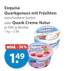 Aktuelles Quarkgenuss mit Früchten Angebot bei V-Markt in München ab 1,49 €