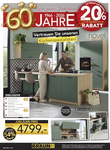 Kuchen im aktuellen BRAUN Möbel-Center Prospekt (Freiburg (Breisgau)) Kuchen im BRAUN Möbel-Center Prospekt "60 JAHRE BRAUN MÖBEL CENTER" mit 12 Seiten (Freiburg (Breisgau))